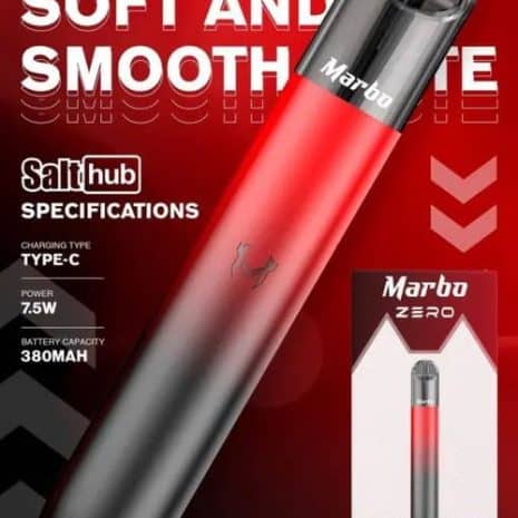 เครื่องพอต-Marbo-Zero-สีแดงดำ เครื่องพอต-Marbo-Zero-สีแดงดำ