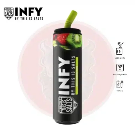 INFY 6000 Puffs สตรอว์เบอร์รีกีวี่