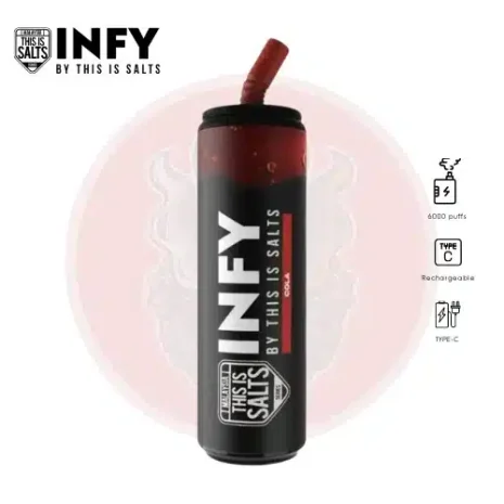 INFY 6000 Puffs โคล่า INFY 6000 Puffs โคล่า