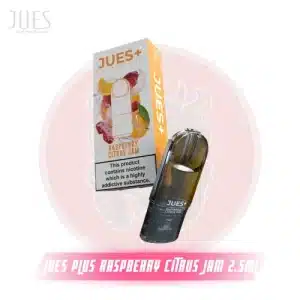 Jues Plus ราสเบอร์รี่ส้ม (Raspberry Citrus Jam) 2.5 ml.
