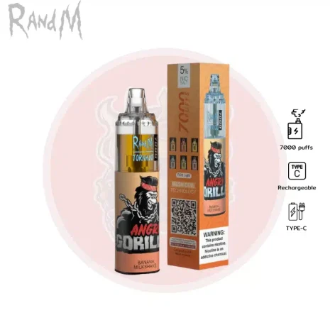 Randm 7000 Puffs กล้วยมิลค์เชค