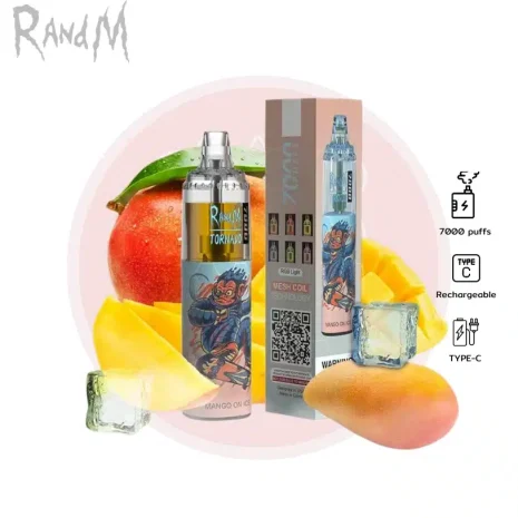 Randm 7000 Puffs มะม่วงออนไอซ์