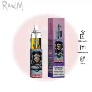 Randm 7000 Puffs สตรอเบอรี่เย็น