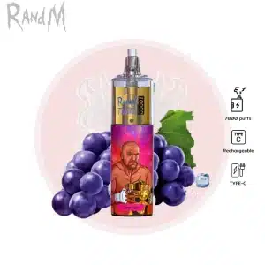 Randm 7000 Puffs องุ่นเย็น