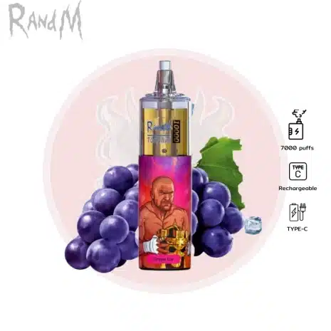 Randm 7000 Puffs องุ่นเย็น Randm 7000 Puffs องุ่นเย็น