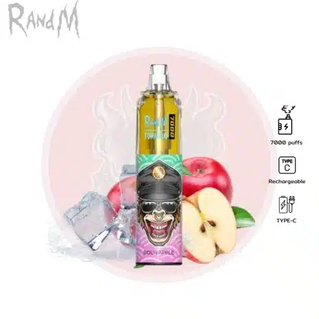 Randm 7000 Puffs แอปเปิ้ลเปรี้ยว