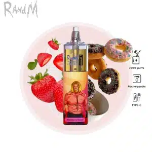 Randm 7000 Puffs โดนัทสตรอว์เบอร์รี่