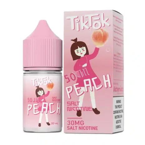 TikTok โซจูพีช ซอลนิค(Salt Nic)