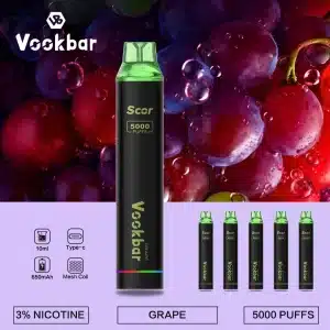 VookBar Scor องุ่นเย็น - 5000 Puffs