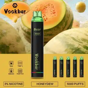 VookBar Scor เมล่อน - 5000 Puffs