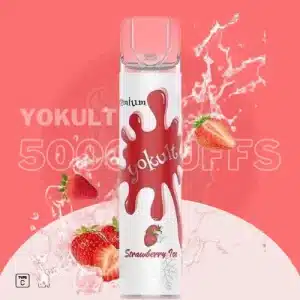 Yokult สตรอว์เบอร์รี เย็น - 5000 Puffs