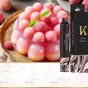 Vape King ลิ้นจี่ - 7000 Puffs