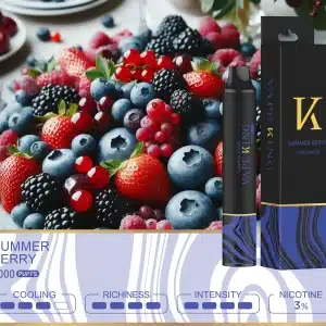 Vape King เบอร์รี่รวม - 7000 Puffs
