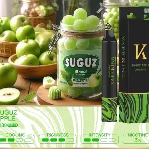 Vape King ซูกัส แอปเปิล - 7000 Puffs
