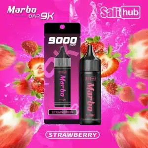 พอตใช้แล้วทิ้ง Marbo สตรอเบอร์รี่ - 9000 Puffs