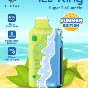 Elfbar Ice King  ชาอู่หลง - 40000 Puffs