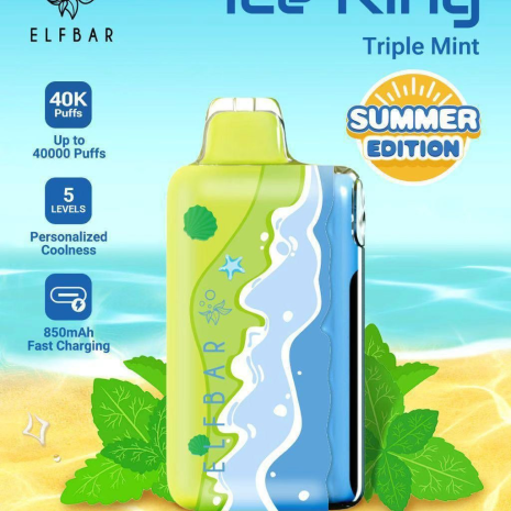 Elfbar Ice King มิ้นต์เย็นสามชั้น