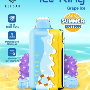 Elfbar Ice King  องุ่นเย็น - 40000 Puffs